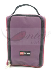 China Zipper Closure Shoe Storage Travel Bag / Shoe Carry Bag Customized Logo wholesale