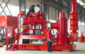 China Carbon Steel UL Listed Fire Pumps / 500 Gpm Jockey Diesel Fire Fighting Pumps wholesale