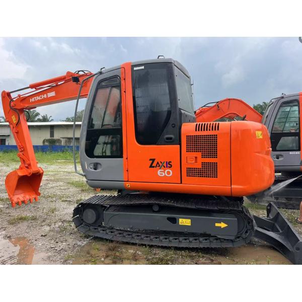 5850KG Hitachi ZX60 Used Crawler Excavators 6 Ton Construction Machine