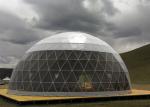 Anti - Rust Geodesic Big Dome Tent Durable High Strength Q235 Steel Structure