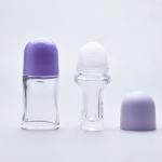 Empty Perfume Roller Bottles Hot Stamping 90ml Glass Material