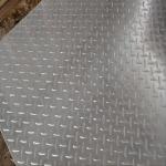 JIS 1050 Aluminum Checkered Plate Tread Plate For Industry Construction W500mm