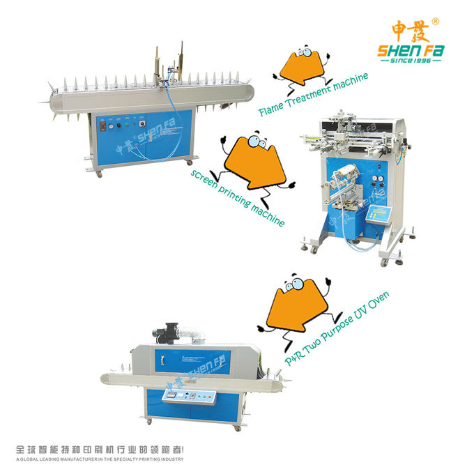 220V Semi Automatic Screen Printer Glass Bottle Screen Printing Machine