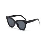 Trendy Fashion BSCI Women Cat Eye Sunglasses 147MM Leopard Frame