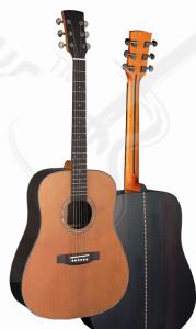 China 41inch OEM TOP Rosewood solidwood vintage cutaway electric acoustic guitar/western guitar steel string sale-TP-AG59 wholesale