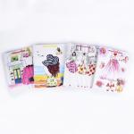 Hot stamping pictures fancy paper bag custom figure printing shopping bags
