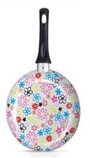 China PORCELAIN ENAMELLED NON-STICK FRY PAN wholesale