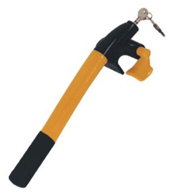 Durable Car Security Locks Rubberized Coating Protects Your Vehicle'S Steering