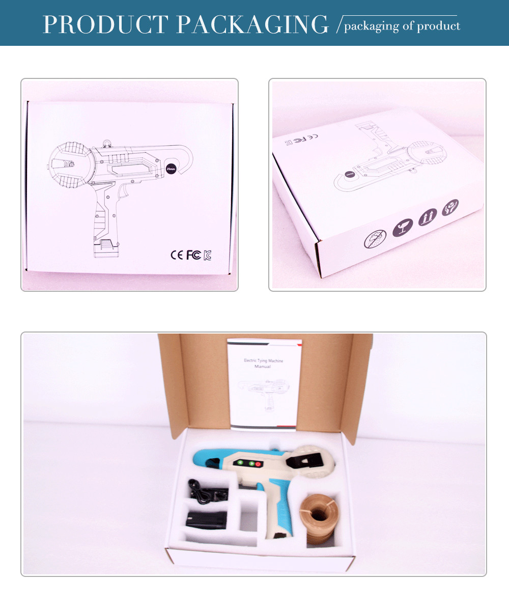 Swansoft 25mm WS-B11 Electric Tying Machine/Binder for Green Leafy Vegetables Vineyard