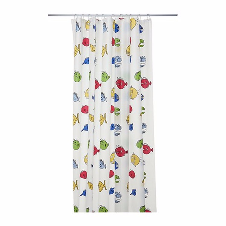 Antibacterial PEVA Shower Curtain , Mildew Resistant PEVA Shower Liner