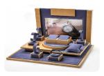 Natural Wood Watch Display Stand / Watch Display Set Silk Screen Logo