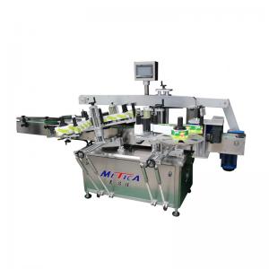 China Automatic Bottle Neck And Sides sticker Labeling Machine Bottle Labeling Machine on sale