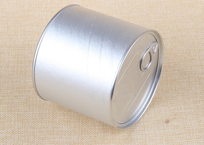 Custom Printing Composite Paper Cans Packaging With Aluminium Easy Open End