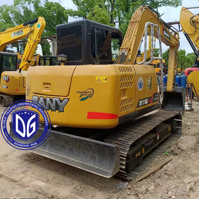 Used Sany SY75C 7.5Ton Small Excavator With Advanced Hydraulic System