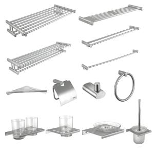 China Rustproof Modern Stainless Steel Bathroom Fittings Wall Mounted ODM wholesale