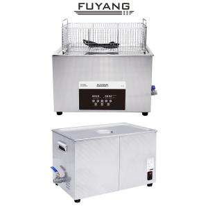China 22L 480W Customized Benchtop Ultrasonic Cleaner 600 Watt For Stamping Oil / Finstock / Wax wholesale