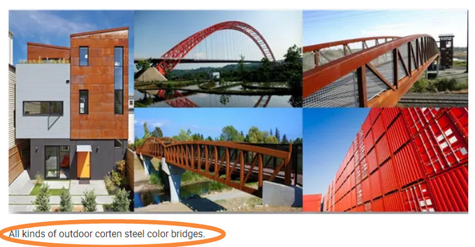 Weather Resistant Carbon Steel Plate A588 Spa-H Corten 150mm