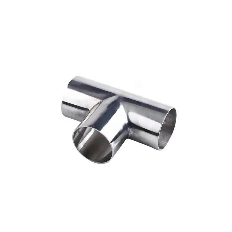 1/4''-4.0'' Size Sanitary Welding Tee Connector Pipe for Industrial SS304/316 Material