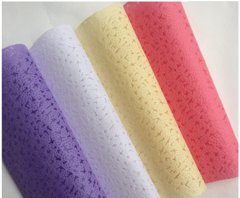 80GSM Embossed Nonwoven 160CM Polypropylene Print Fabric