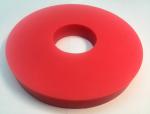 Red Large size and high quality damping silicone circular Ring
