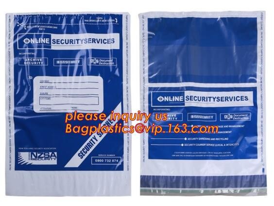 Security plastic bag with adhesive tape for cash, plastic money bag, Security Money Cash Bag For Airport/Bank and police