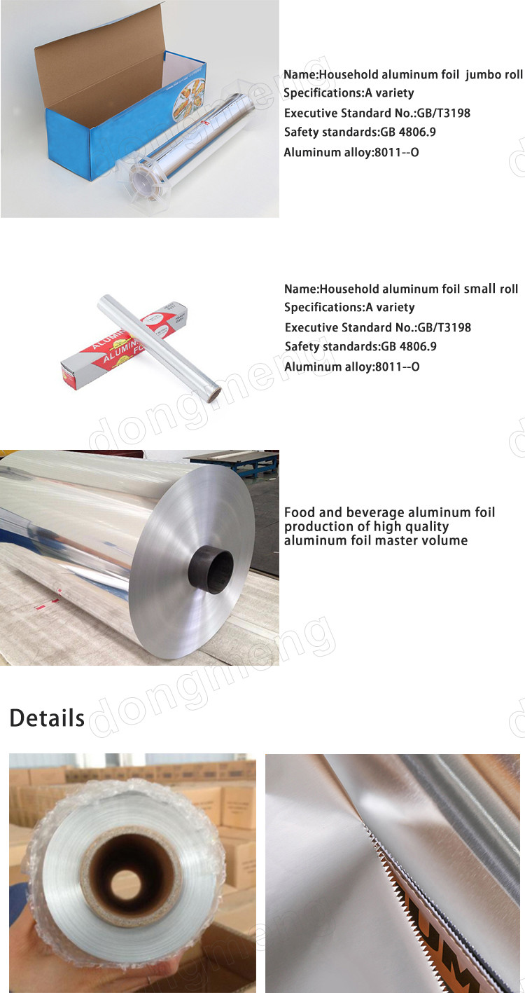 H18 Food Grade Coated Aluminium Foil Roll 100 - 2250mm Width
