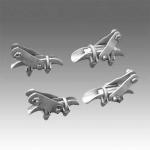 Overhead XLU Type Cable Suspension Clamp High Energy Saving Efficiency