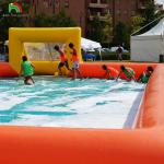 Factory Customized PVC Inflatable Football Playground Inflatable Soccer Field