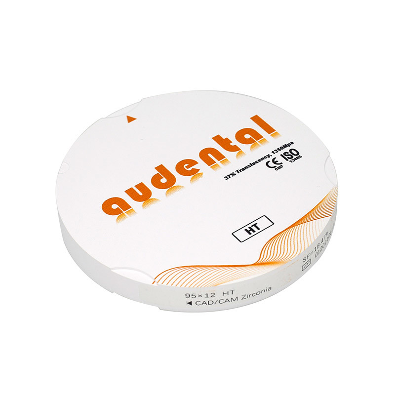 Dental Zirconium Blank White 37% High Translucency Zirconia Block