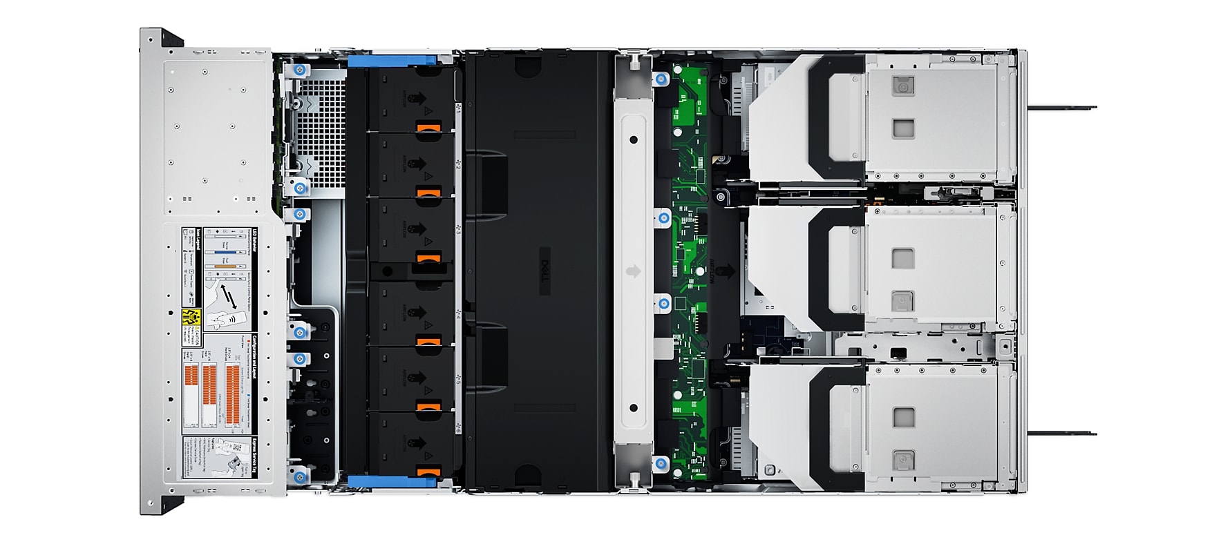 Dell PowerEdge R960 Rack Server Intel Xeon Gold 4U 8x 3.5" SAS/SATA 160TB Storage 6 Fans