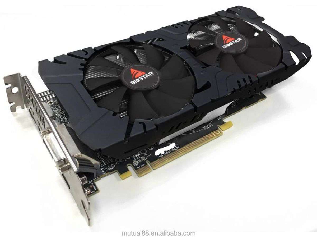 Dual Cooling BIOSTAR Radeon RX 580 8GB GDDR5 256bit Graphics Card
