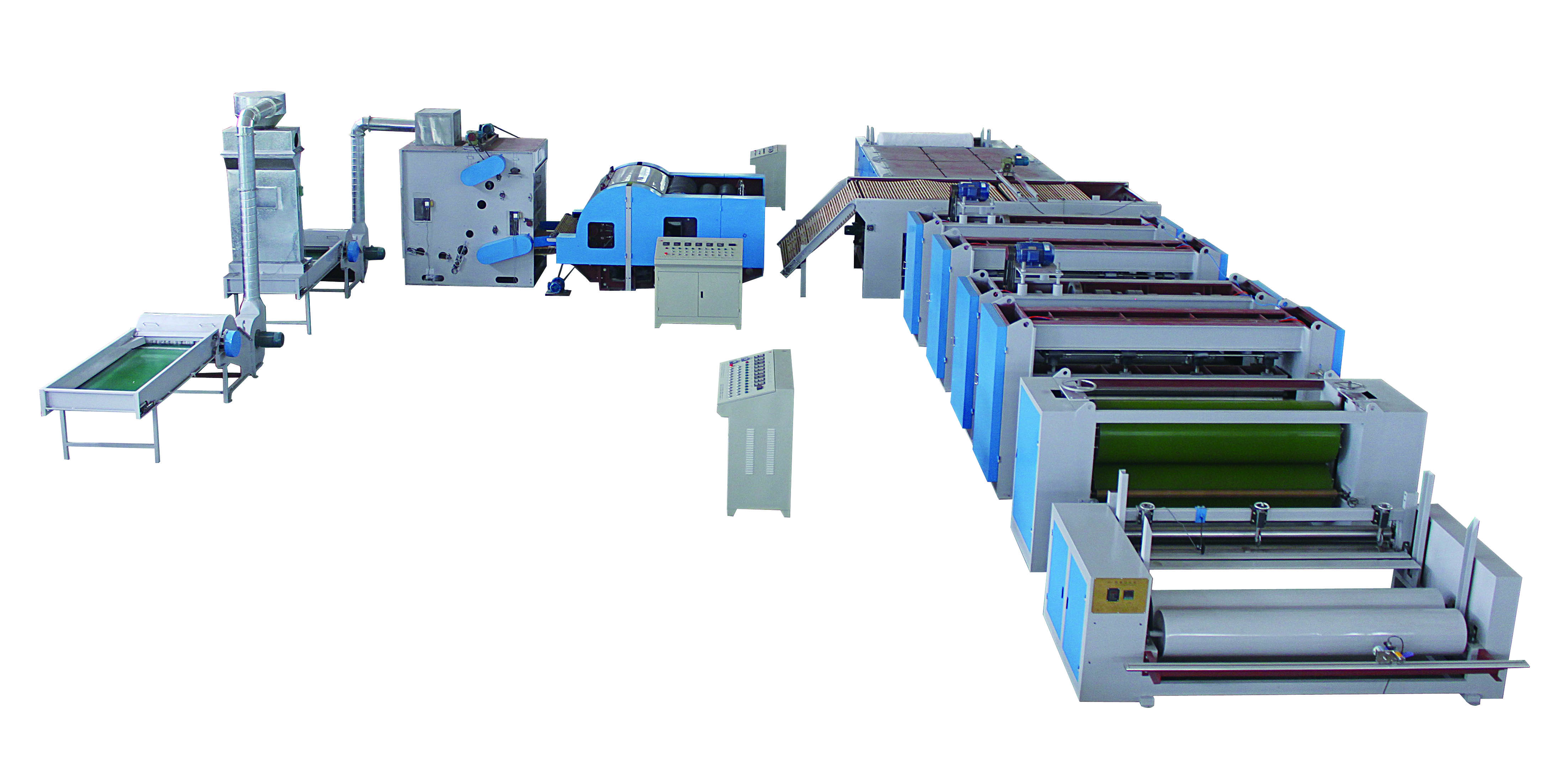 600gsm Pet Spunbond Waste Felt Textile Needle Punching Machine Non Woven