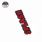 Letter Embroidered Sports Patches / Embroidery Towel Patch Customized Fabric