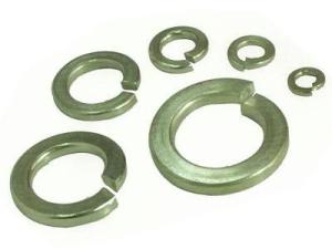 China Din 7980 M6 Stainless Spring Washer , S304 Flat Lock Washer Plain Color wholesale