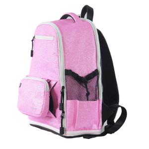 China 20-35 Litre Capacity Fashion Sports Backpack Rose Golden Sparkle Style wholesale