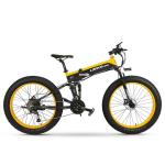 LANKELEISI 26 Inch Big Wheel Electric Bike Hydraulic Disc Brake High Strength