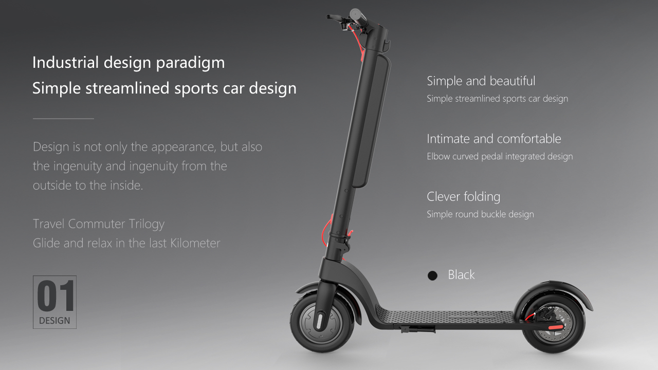 EU/US Warehouse Delivery 350W X8 Folding E-Scooter 10inch 10Ah Electric Scooters for Bluetooth Connectivity