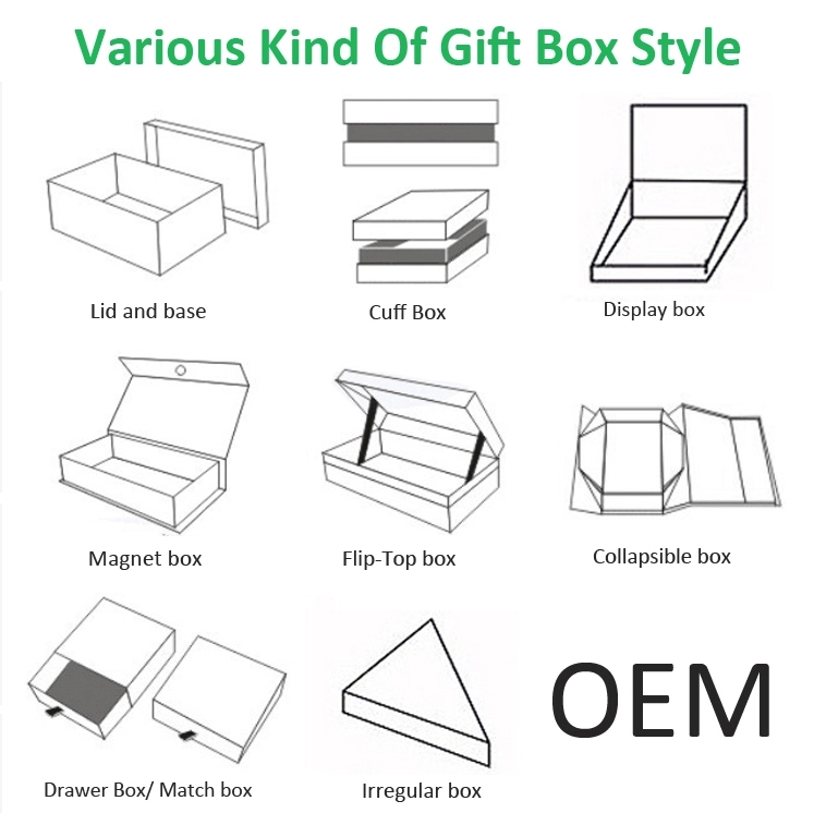 Custom Christmas Candy Box Paperboard Creative Magic Book Decorative Empty