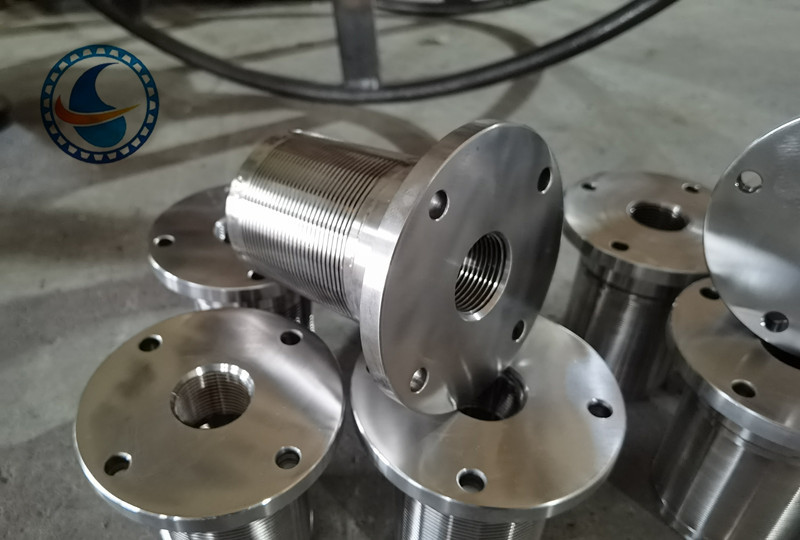 End Connection Stainless Steel 304 Wedge Vee Wire Screen With Vee Shaped Hole
