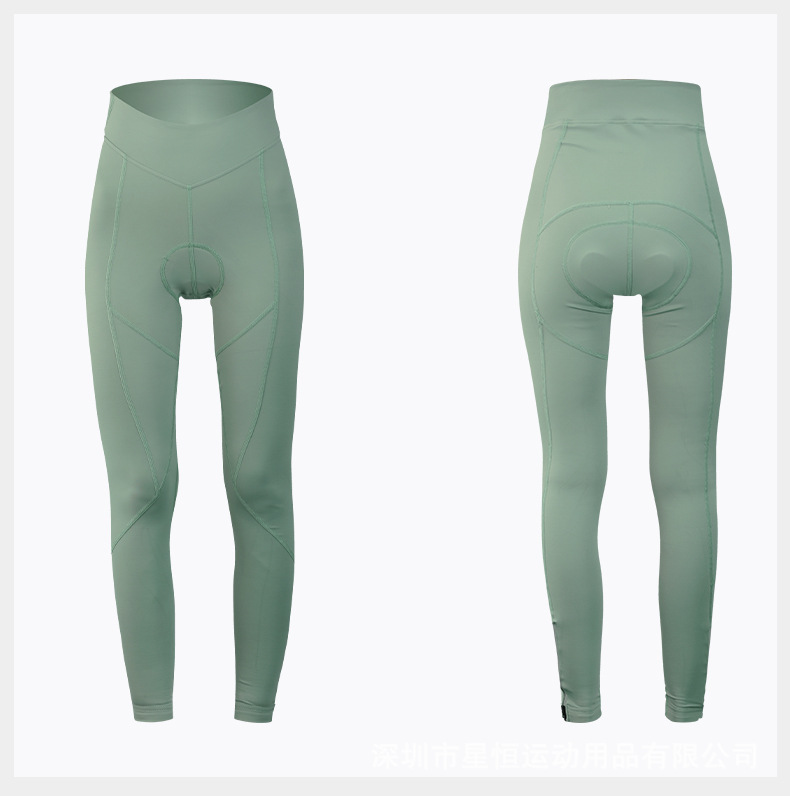 Cycling pants, women's solid color spring and summer trousers, mountain road bikes, cycling clothes, cycling trousers