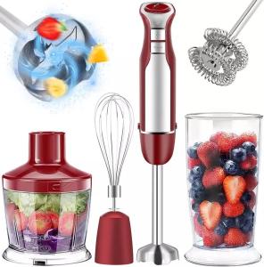 China Stainless Steel Powerful Immersion Blender 800W Handheld Kitchen Blender wholesale