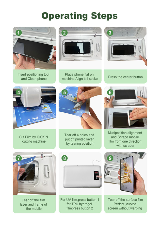 Mobile Phone 30 Pcs Lamp Uv Glass Protector Dquv003 Pro