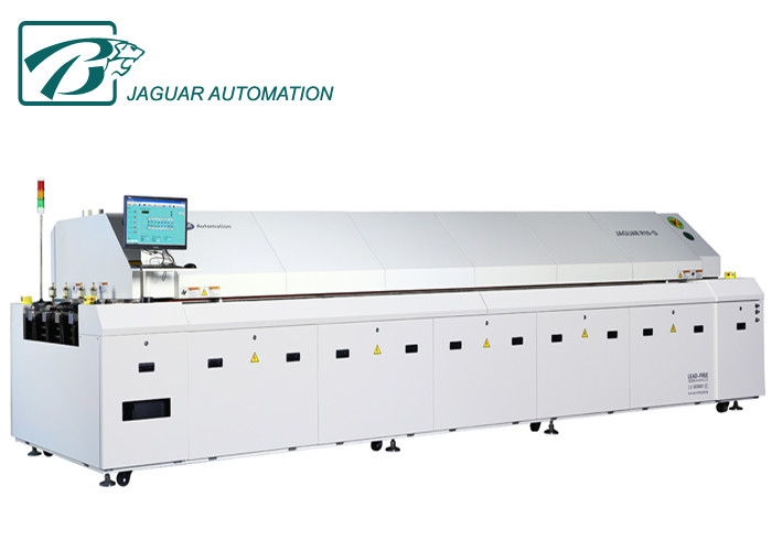 10 Heating Zones Surface Mount Oven , Smt Production Line Solder Dipping Equipment