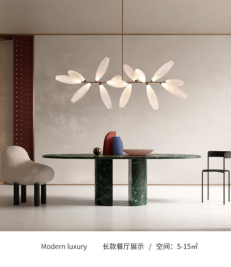 Modern luxury chandelier restaurant indoor bar glass lamps Nordic minimalist Gem chandelier(WH-MI-330)