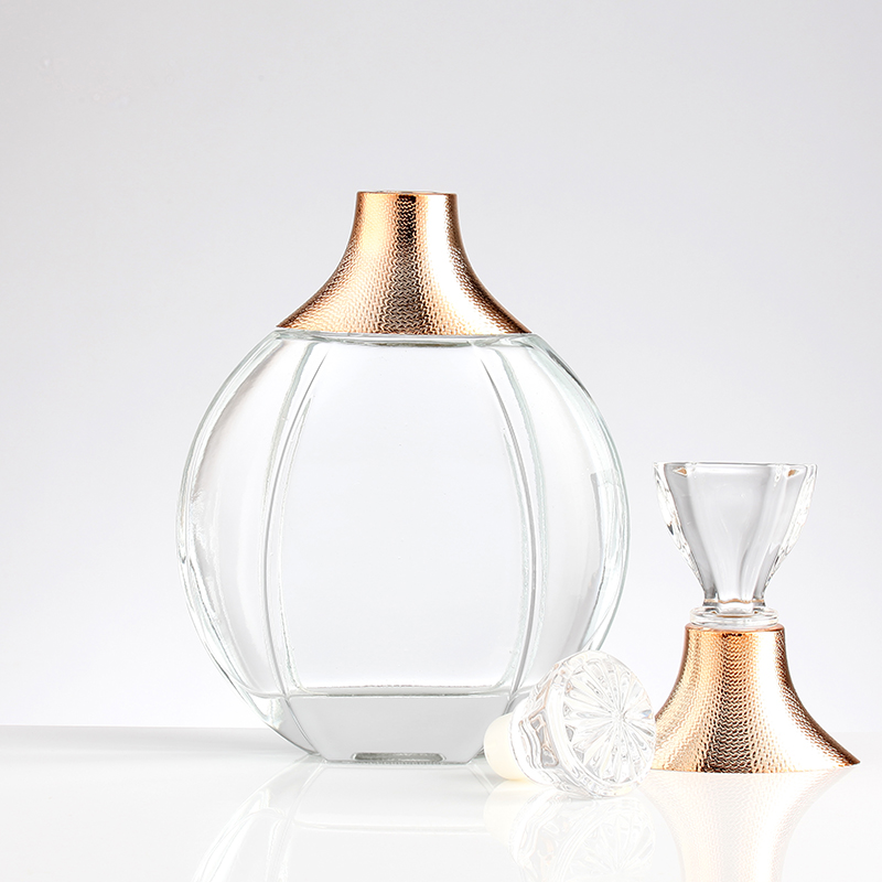 Custom Size Accepted Clear Glass Bottle for Xo Vodka Wine 500ml 700ml 750ml Accepted