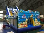 Digital Printing Commercial Inflatable Slide Jumping Castle Slide Bounce House