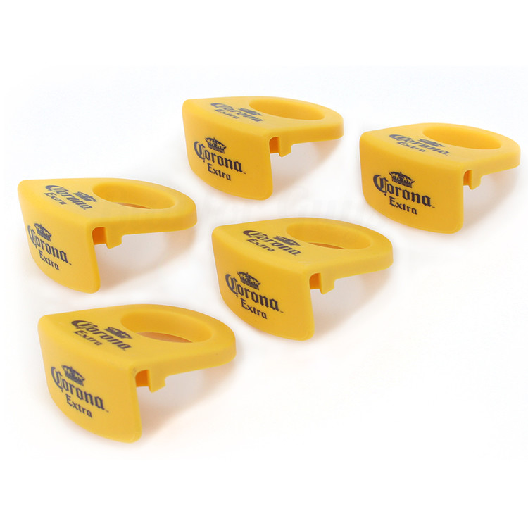 FDA Branded Wine Accessories Yellow CoronaRita Drink Clips For Slanted Margarita Glasses
