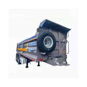 China Truck Trailer Type Rear Dump Trailer with 100 Ton Loading Capacity wholesale