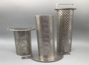 China Tube Custom 304 Stainless Steel Wire Mesh Water Filter Micron Cylinder wholesale