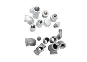 China Galvanized Plumbing Malleable Iron Pipe Fittings 90 Degree Elbow For Construction Industry wholesale